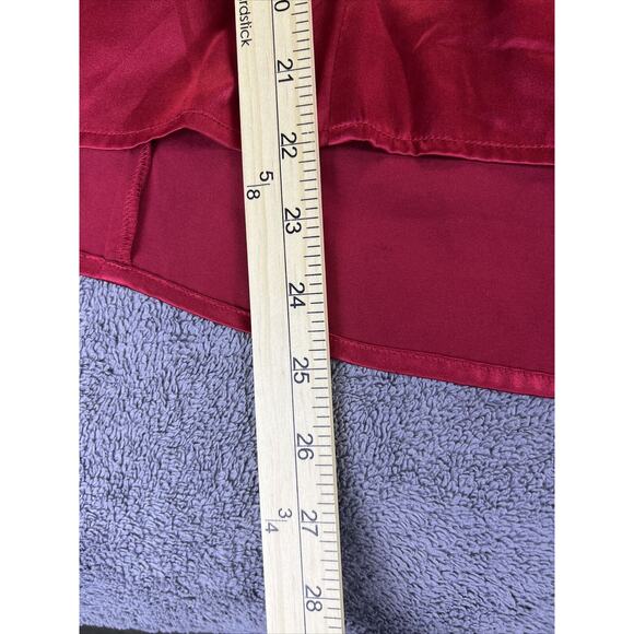 Babe Women’s Shirt Red Size Large Off Shoulder Ruffle Romper Play Suite Dust - Picture 13 of 13